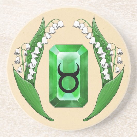 誕生月5月タウラス コースター (正面)