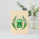 誕生月5月タウラス ポストカード (スタンド正面)