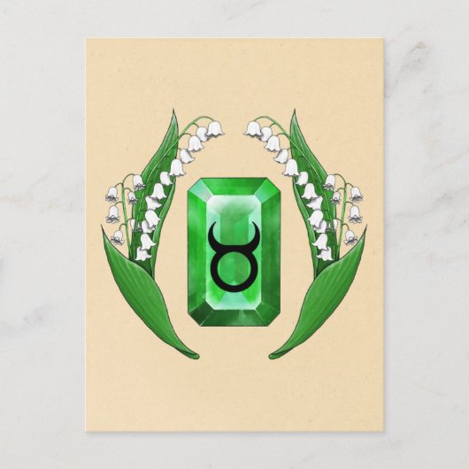 誕生月5月タウラス ポストカード (正面)