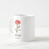 誕生月 1月 コーヒーマグカップ (正面左)