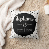 誕生状態モダン子供部屋ベビーの発表 クッション (ブランケット)