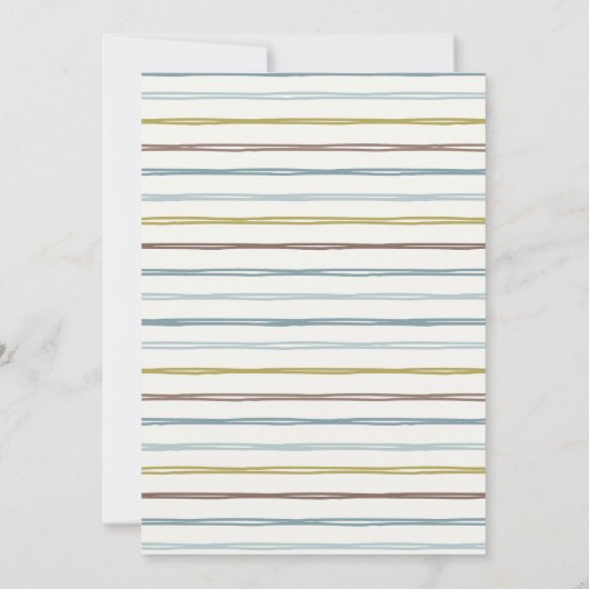 誕生生まれたばかりの発表の写真サンキューカード サンキューカード (裏面)