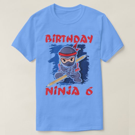 誕生生まれ6歳アニメかわいいジャパン日本 Tシャツ (デザイン正面)
