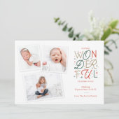 誕生発表クリスマスカード シーズンカード (スタンド正面)