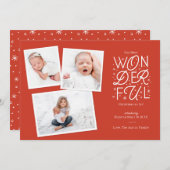 誕生発表クリスマスカード シーズンカード (正面/裏面)