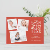 誕生発表クリスマスカード シーズンカード (スタンド正面)