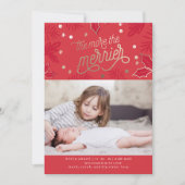 誕生発表クリスマスカード シーズンカード (正面)