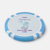 誕生発表ベビー鳥 ポーカーチップ (シングル)