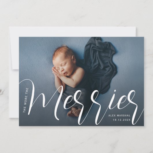 誕生発表メリーが多い シーズンカード (正面)