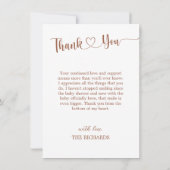 誕生発表写真ウェルカムベビー 案内状 (裏面)