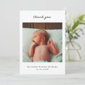 誕生発表写真サンキューカード カード (スタンド正面)