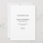 誕生発表写真ベビーシャワーありがとう サンキューカード (裏面)