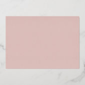 誕生発表天国送信フォイルエンジェルカード 箔招待状 (裏面)