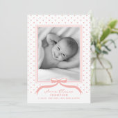 誕生発表弓水玉模様 シーズンカード (スタンド正面)