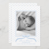 誕生発表弓水玉模様 シーズンカード (正面/裏面)