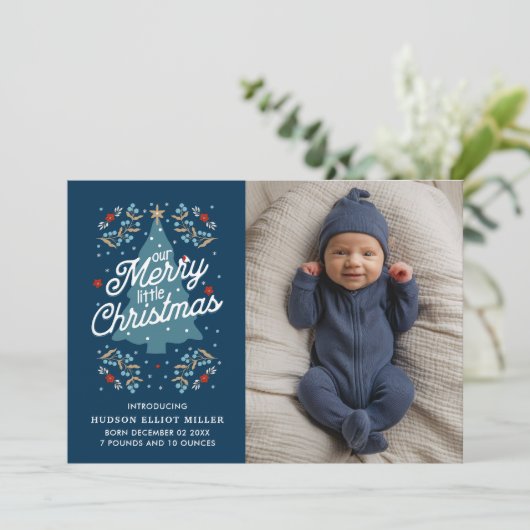 誕生発表私たちのメリー小さなクリスマス 案内状 (スタンド正面)