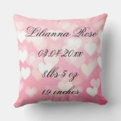 誕生発表 クッション (裏面)