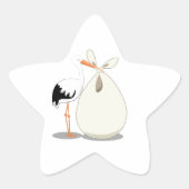 誕生発表 星シール (正面)
