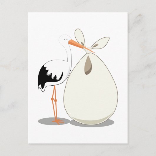 誕生発表 案内ポストカード (正面)