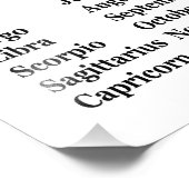 誕生石図 フォトプリント            (角)