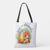 誕生石11月トパズドラゴントート トートバッグ (裏面)