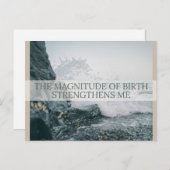 誕生確認書 シーズンポストカード (正面/裏面)