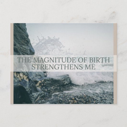 誕生確認書 シーズンポストカード (正面)