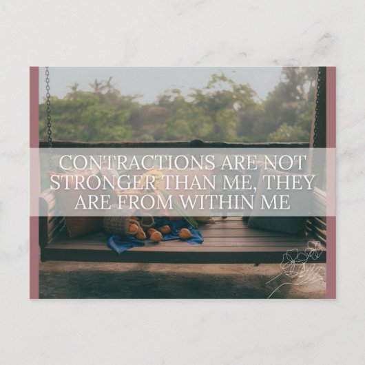 誕生確認書 シーズンポストカード (正面)