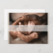 誕生確認書 シーズンポストカード (正面/裏面)