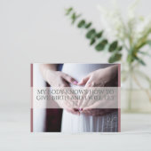 誕生確認書 シーズンポストカード (スタンド正面)