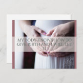 誕生確認書 シーズンポストカード (正面/裏面)