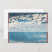 誕生確認書 シーズンポストカード (正面/裏面)