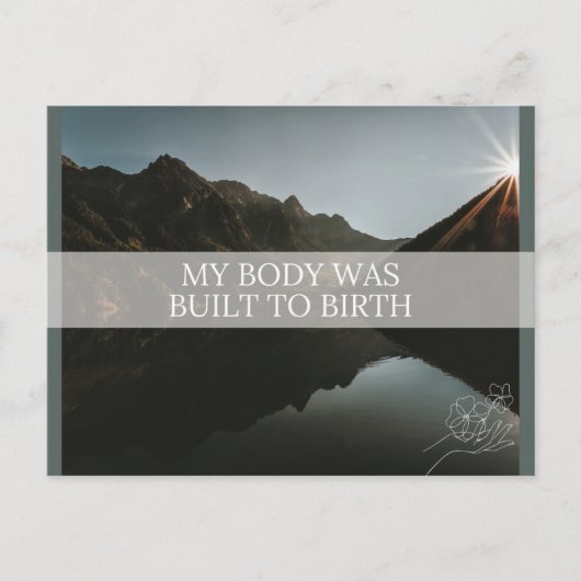 誕生確認書 シーズンポストカード (正面)