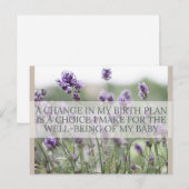 誕生確認書 シーズンポストカード (正面/裏面)