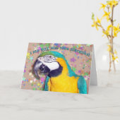 誕生祝いの拡張 カード (黄色い花)