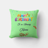 誕生祝いカスタム向け枕ギフト クッション (正面)