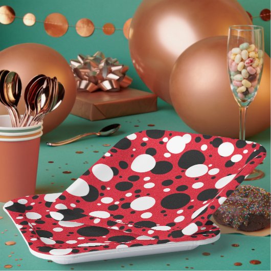 誕生祝いシャワーMr. & Mrs. Mouseパーティー ペーパープレート (複数)