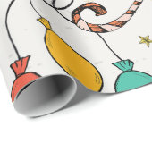 誕生祝いパーティーバルーズケーキシャンパン ラッピングペーパー (ロールコーナー)