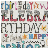 誕生祝いパール ファブリック (クローズアップ)