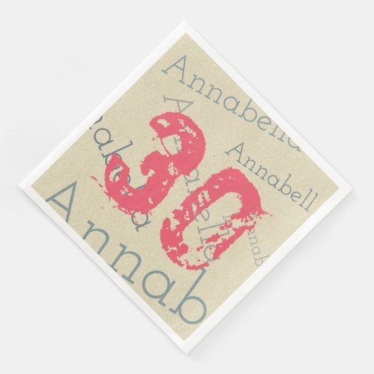 誕生祝いピンク30名前をカスタムすると年齢 (コーナー)