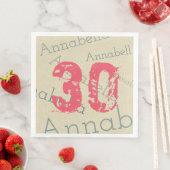 誕生祝いピンク30名前をカスタムすると年齢 (インサイチュ)