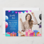 誕生祝いフォト招待状 招待状 (正面)