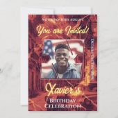 誕生祝い招待状 招待状 (正面)