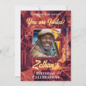 誕生祝い招待状 招待状 (正面)