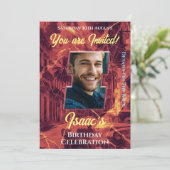 誕生祝い招待状 招待状 (スタンド正面)