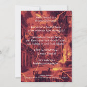 誕生祝い招待状 招待状 (裏面)