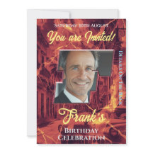 誕生祝い招待状