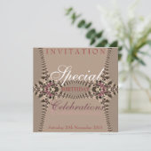 誕生祝い招待状 招待状 (スタンド正面)