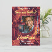 誕生祝い招待状 招待状 (スタンド正面)