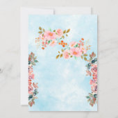 誕生祝い招待 招待状 (裏面)